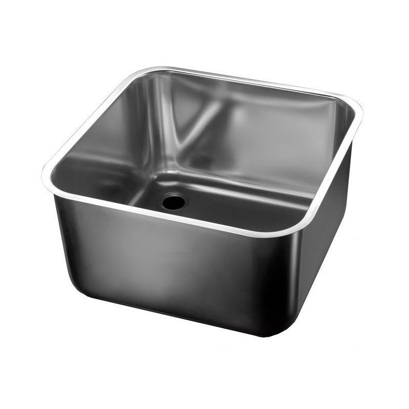 Square Sink Stainless Steel AISI 304 450x450x250 mm - CombiSteel