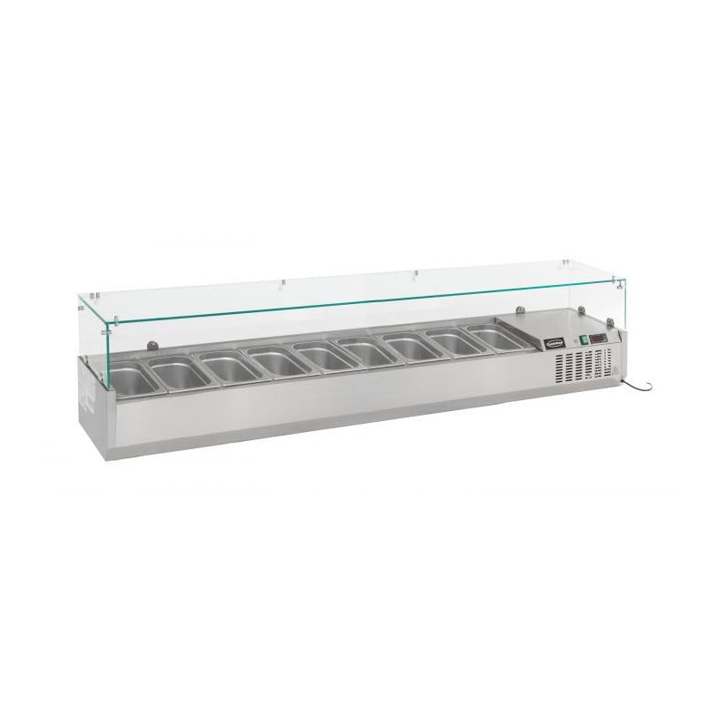 Refrigerated countertop saladette - 9 GN 1/3 - CombiSteel: Professional quality