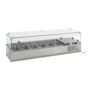 Koelwerkbank Saladette - 7 GN 1/4