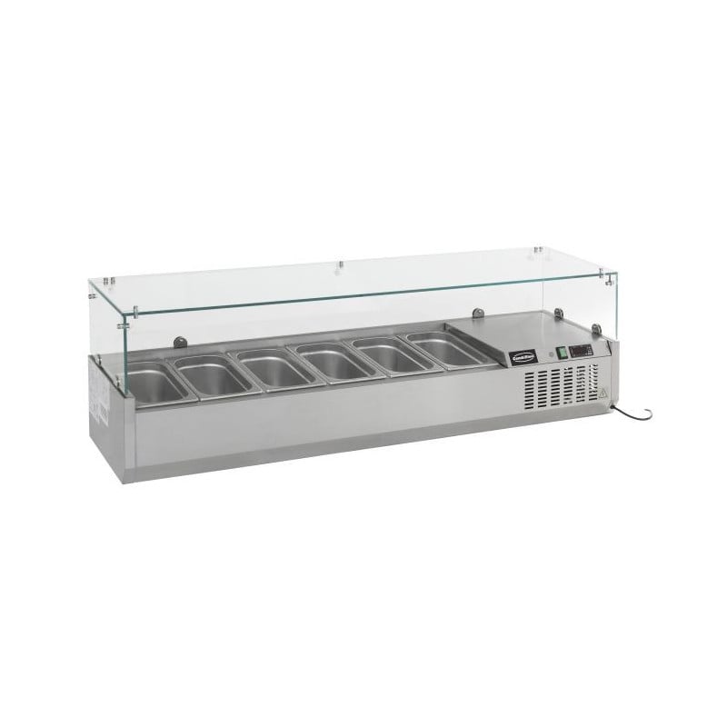 Saladette Koelkast om Neer te Zetten - 8 GN 1/4 CombiSteel: Elegantie en Prestaties