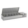 Refrigerated Stainless Steel Saladette 9 GN 1/3 CombiSteel - Fresh Preparation