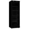 Black Glass Door Beverage Refrigerator - 382 L