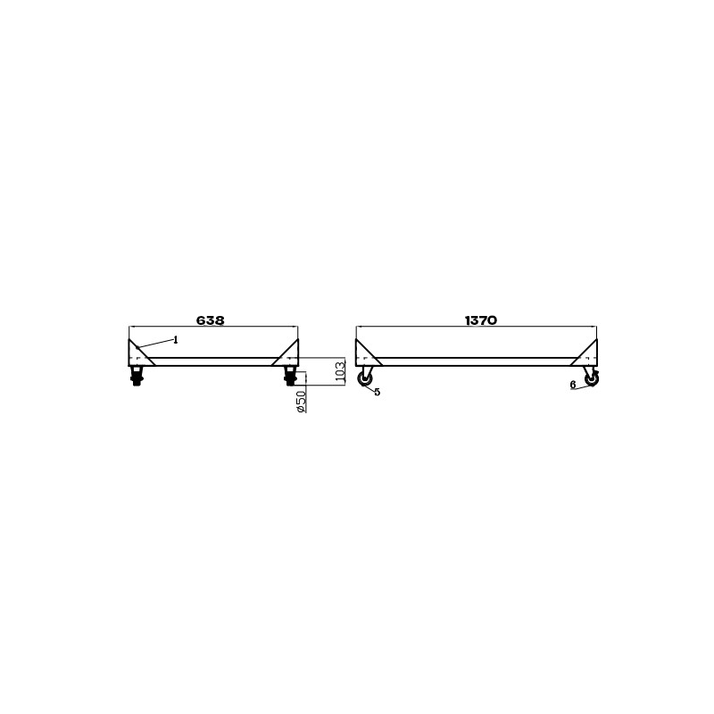 Support Salades 3 Portes CombiSteel - Efficace & Robuste