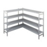 Hoekstelling voor Koelkamer 1800 x 2100 x 2200 mm - L 1535 x D 450 mm - CombiSteel