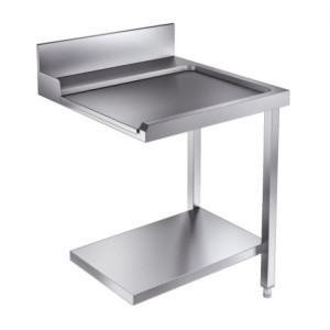 Ladetisch mit Regal und Rückwand CombiSteel - L 700 x T 750 mm