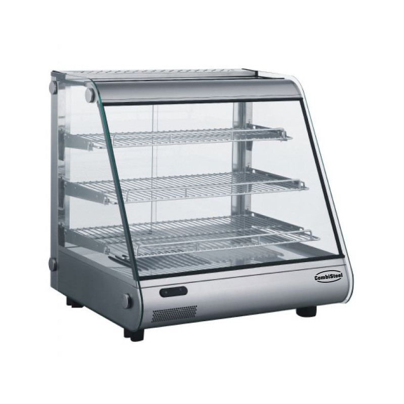 Verwarmde Vitrine 130L Combisteel | Professionele warmhoudfunctie