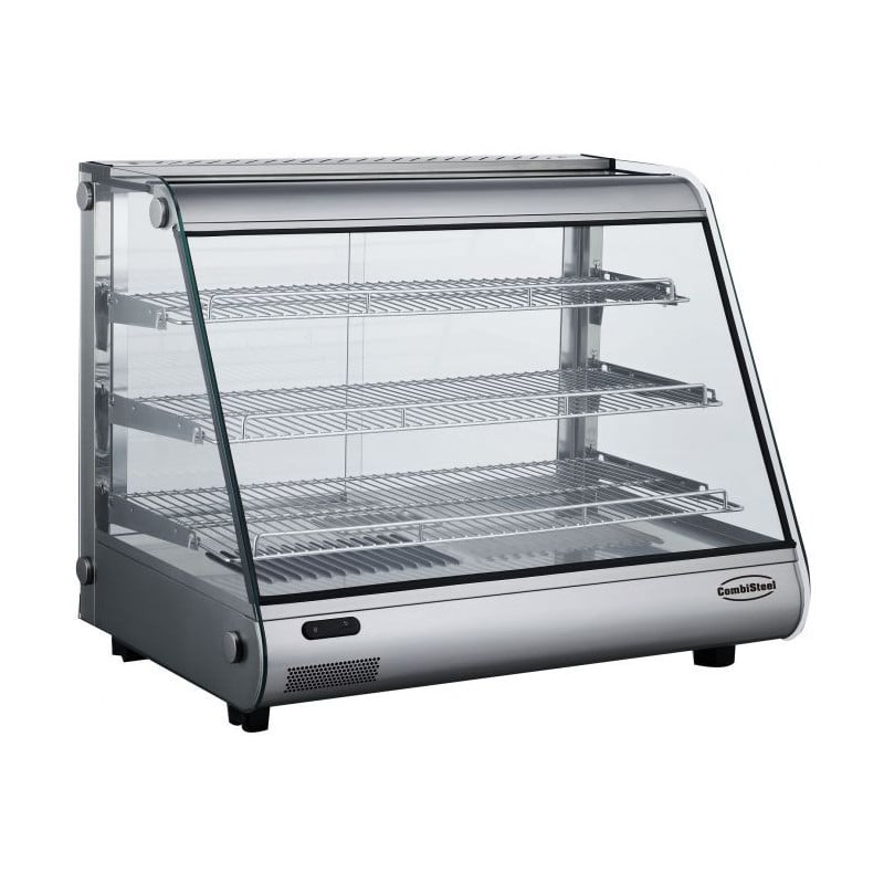 Professionelle Wärmevitrine CombiSteel - 160 L aus Edelstahl