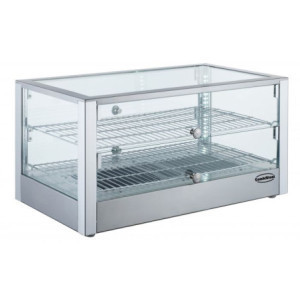 Vitrine Chauffante 80L en Acier Inoxydable - CombiSteel