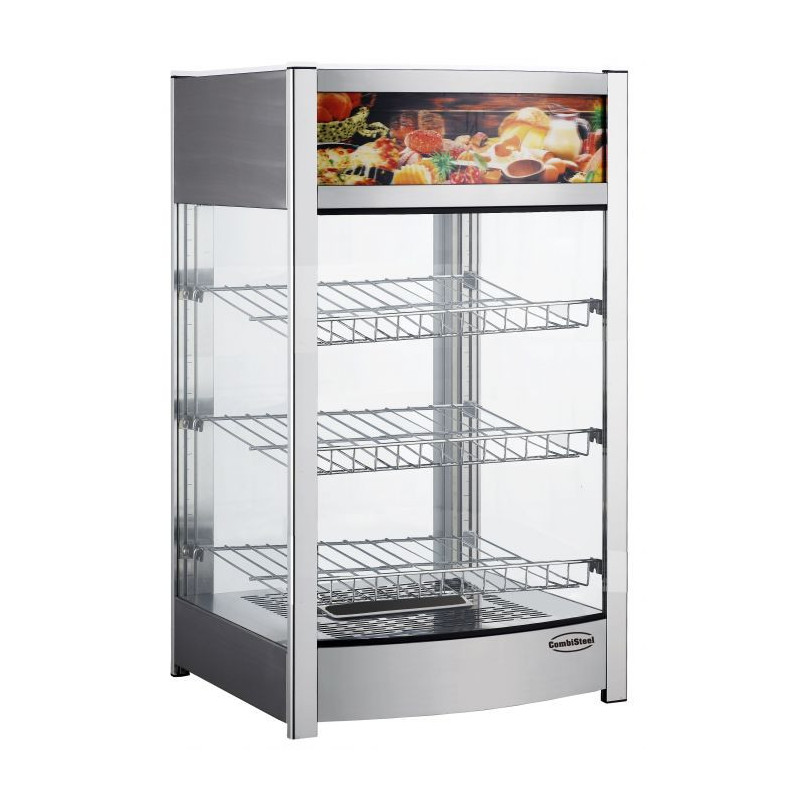 CombiSteel Heated Display Case - Effective warm holding