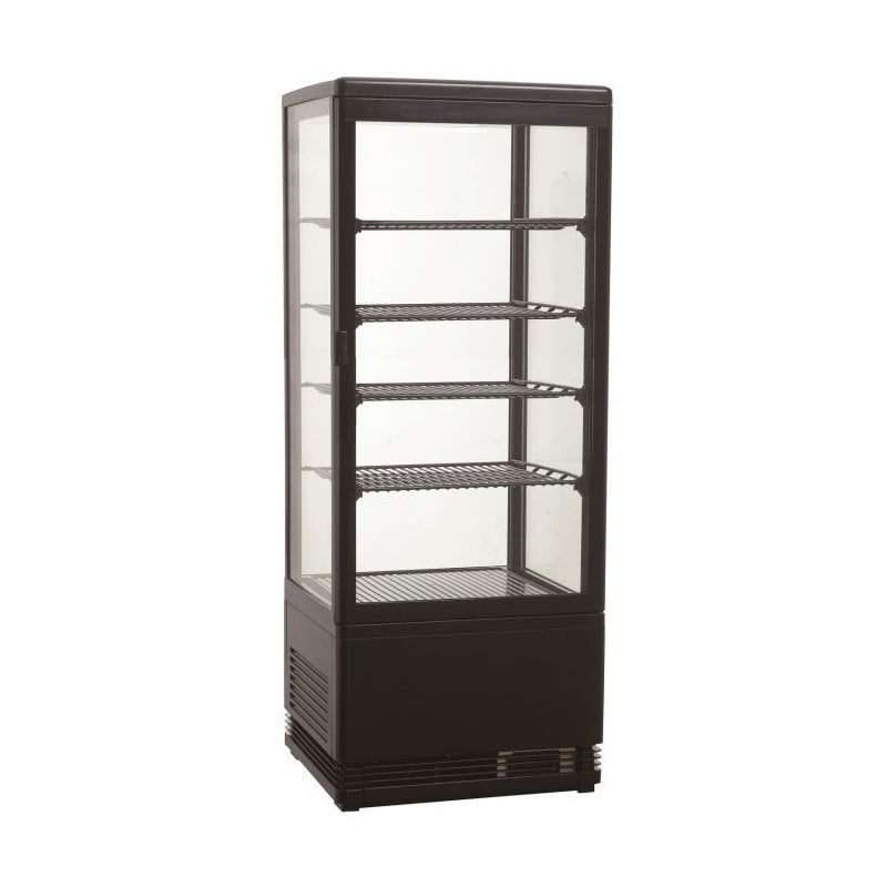 Schwarze Kühlvitrine 98L Combisteel - Elegante und leistungsstarke Lösung