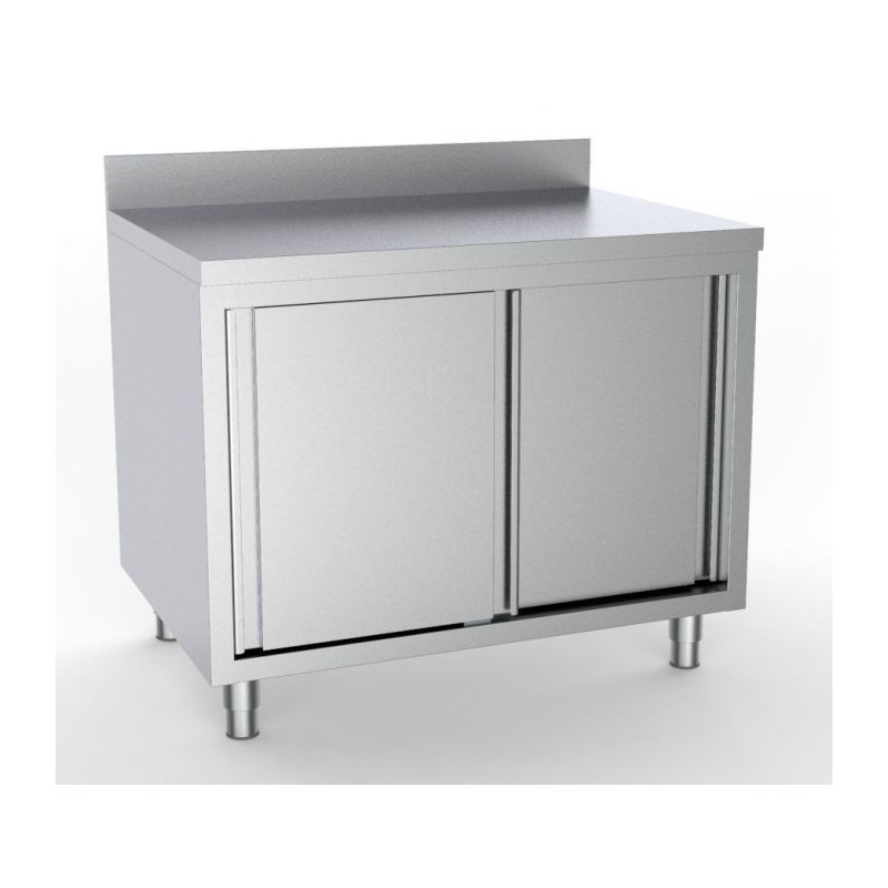 Meuble bas inox professionnel 1400x700 mm, Combisteel