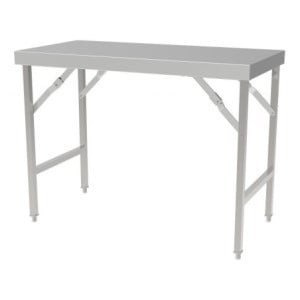 Folding Stainless Steel Table - Compact and Robust - Brand CombiSteel