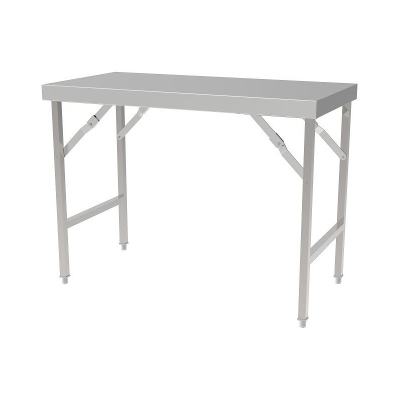 Folding Stainless Steel Table - Compact and Robust - Brand CombiSteel