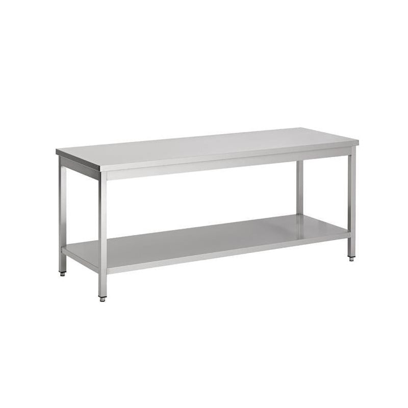 Table Inox professionnelle CombiSteel - Étagère basse