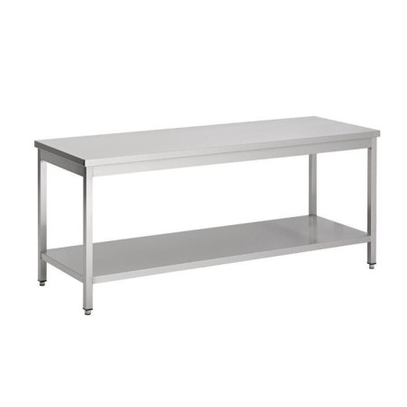 Professionele Inox Tafel CombiSteel - Lage plank