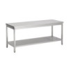 Stainless Steel Table 800x600 mm - Combisteel Shelf - Stainless Steel