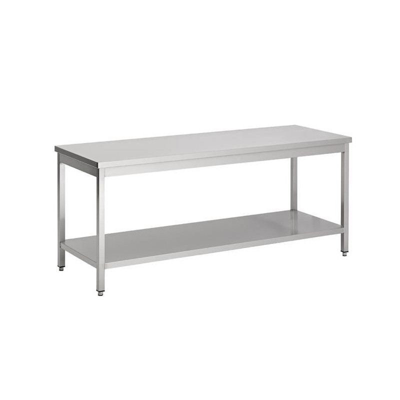 Stainless Steel Table with Professional Shelf - CombiSteel