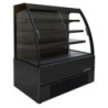 Noah Curved Wall Refrigerated Display Case with Sliding Doors - 1.13 m² - CombiSteel