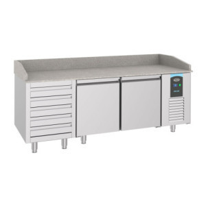 Pizza Cabinet 2 Doors 5 Drawers - Stainless Steel CombiSteel