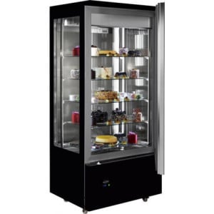 Vitrine réfrigérée CombiSteel 400L - Idéale pour pâtisseries