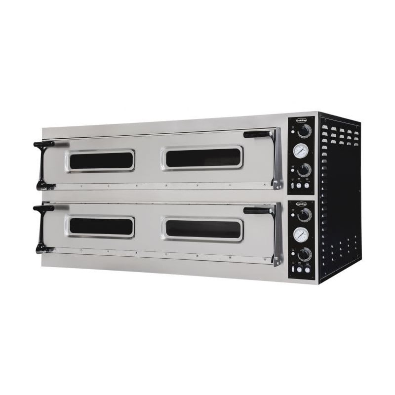 Pizzaoven 2 Kamers - Vermogen 20.4 kW - 400 V - Combisteel