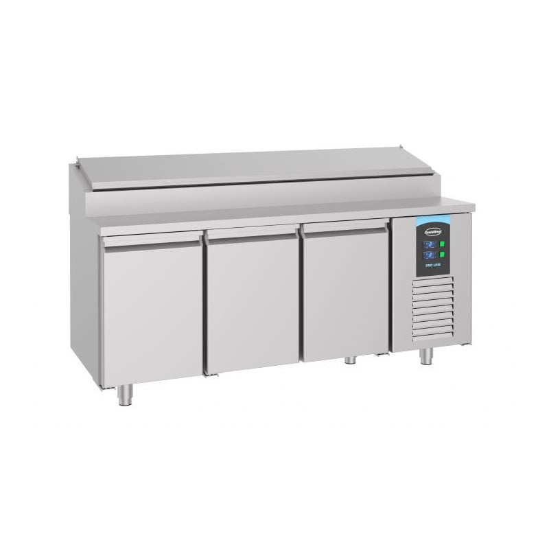 Refrigerated Saladette 3 Doors 10 GN 1/3 Stainless Steel CombiSteel - Enjoy -30%!