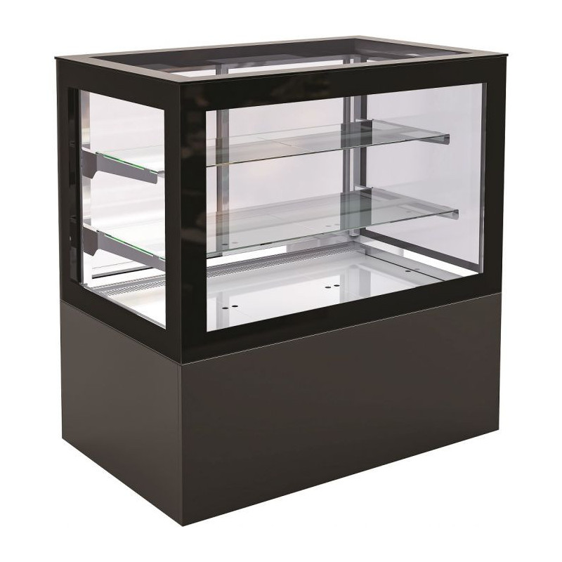 Koelvitrine met positieve temperatuur 300L CombiSteel - Elegant zwart