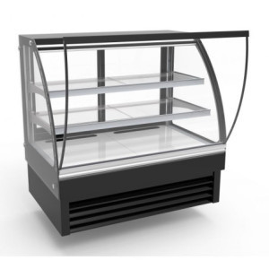 Vitrine Koelkast Positief Gebogen - 236 L - CombiSteel