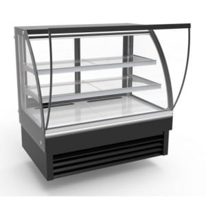 Vitrine Réfrigérée Positive Bombée - 236 L - CombiSteel : Solution professionnelle pour produits frais