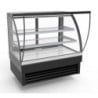 Gebogen Koelvitrine - 236 L - CombiSteel: Professionele oplossing voor verse producten