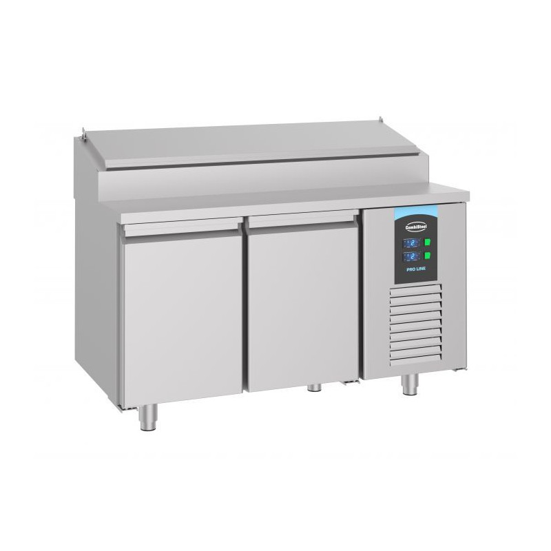 Saladette Réfrigérée 2 Portes - 7 GN 1/3 Inox et Performante