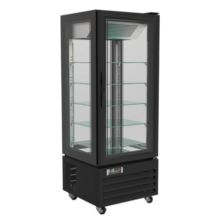 Chilled Pastry Display Case 400L - CombiSteel Black Effect