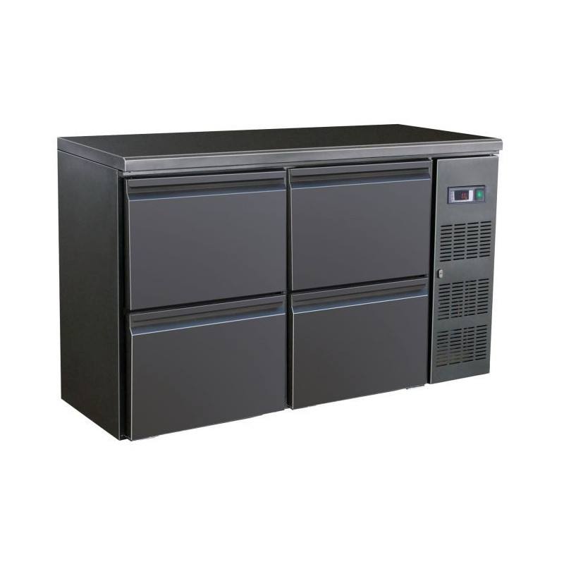 Refrigerated Back Bar 4 Doors 350 L CombiSteel - Efficient and Spacious