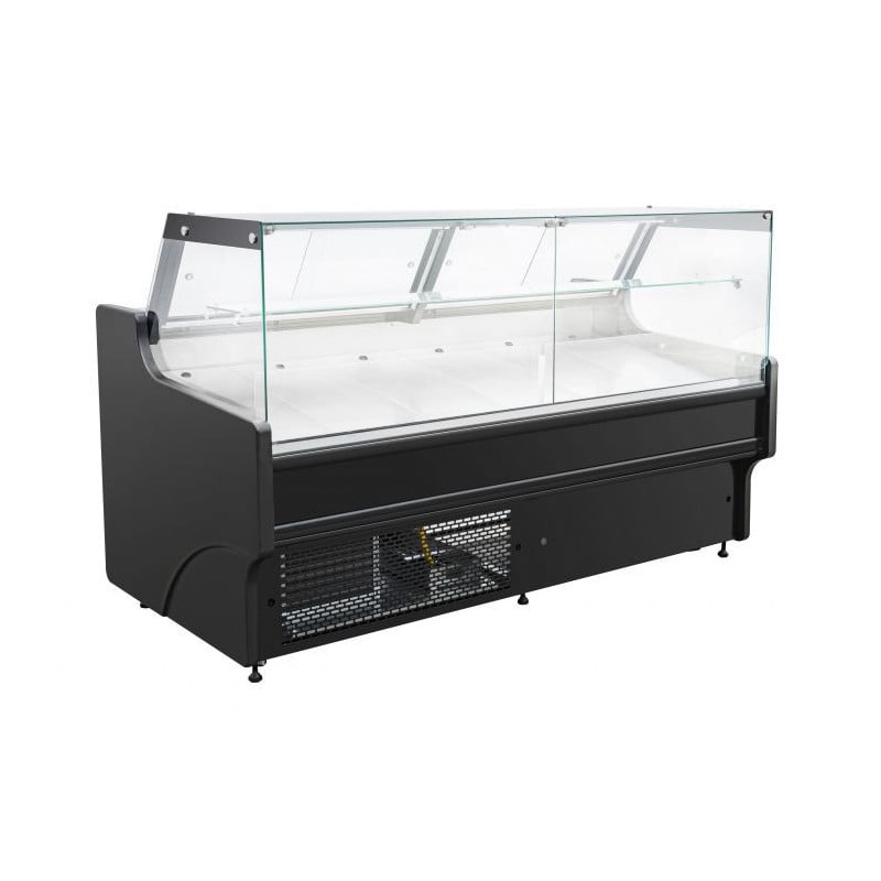 Koelvitrine Thomas 310L CombiSteel - Zwart