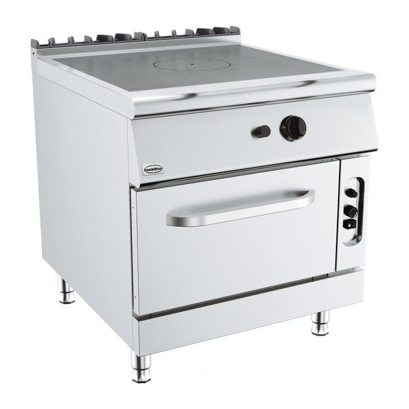 Cooker with Solid Top and Gas Oven - Base 900 - 11000 W | CombiSteel