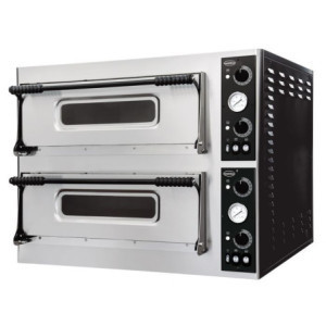 Pizzaoven Dubbele Kamer - 2 x 6 Pizza's - Combisteel 400V