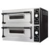 2-Chamber Pizza Oven - 2 x 6 Pizzas - 400 V - CombiSteel