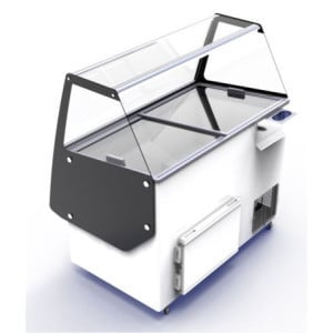 Vitrine voor IJs Ibiza 8 x 5 L | Combisteel - Optimale conservering & elegante presentatie