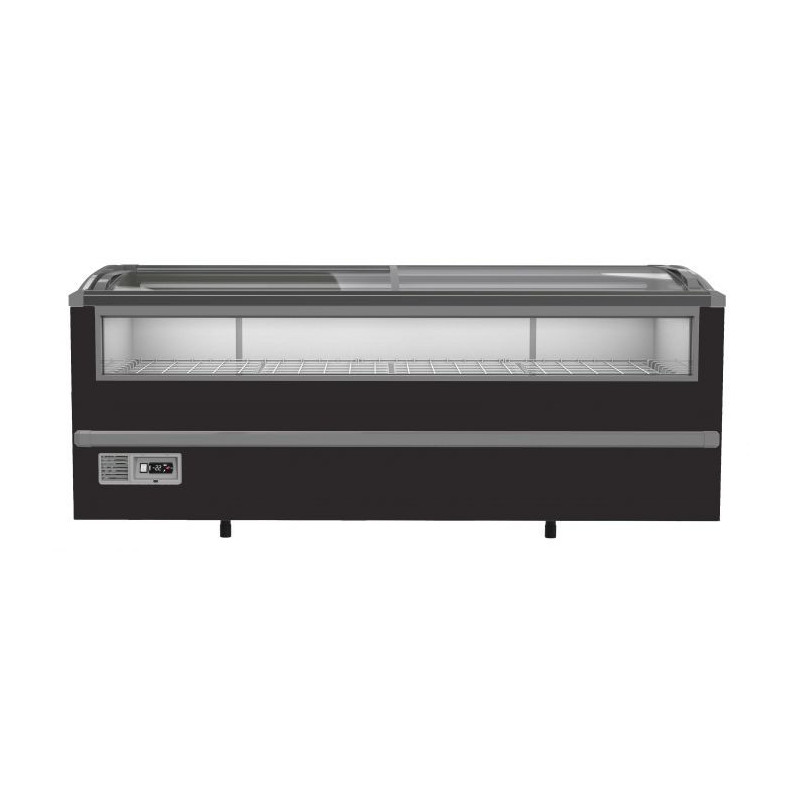 Gefriertruhe Supermarkt 1005 L CombiSteel Schwarz