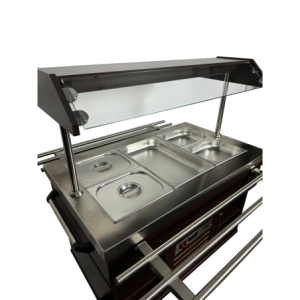 Buffet Warm CombiSteel - Edelstahl GN 1/1 & LED-Beleuchtung