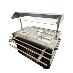 Koelbuffet 4 GN 1/1 - CombiSteel: Professionele prestaties en elegant design