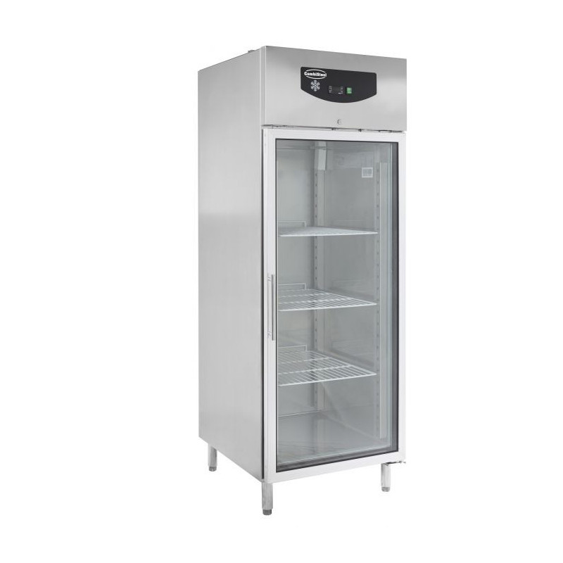 Kühlschrank mit Glastür und positiver Kühlung 597 L Combisteel AISI 304