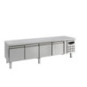 Positieve Koelwerkbank GN 1/1 met 4 Deuren - CombiSteel