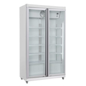 Positieve Koelkastkast - 2 Glazen Deuren - 785 L - CombiSteel