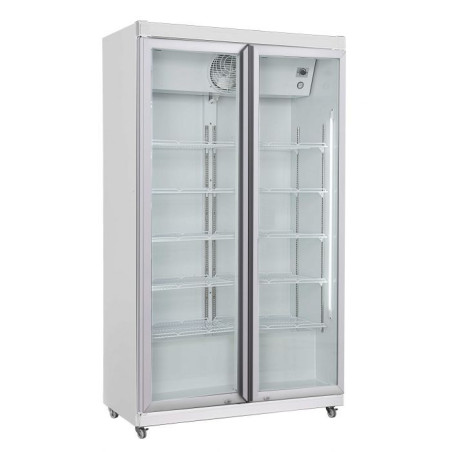 Positive Refrigerated Cabinet - 2 Glass Doors - 785 L CombiSteel - Practical Storage