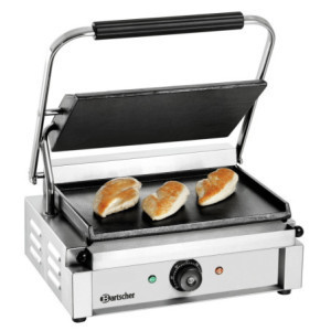 Contactgrill Panini 1G Bartscher - Gladde platen voor heerlijke snacks