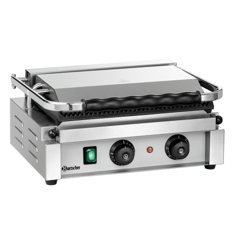 Grill contact Panini-T Bartscher : High-performance contactgrill voor panini's en sandwiches