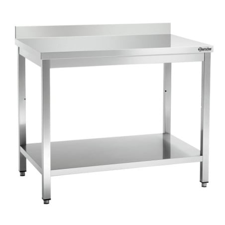 Stainless steel work table L1000, AD, Bartscher | Spacious & robust