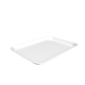 Elegant presenteerschaal van wit melamine - Merk Bartscher