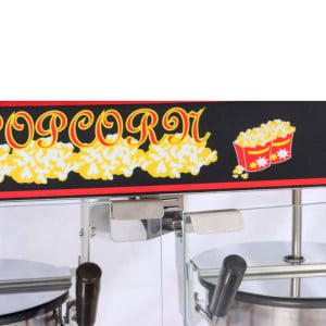 Machine à Pop-Corn Professionnelle Double Dynasteel : Préparez des pop-corns savoureux pour les professionnels